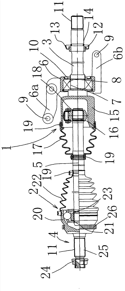 Drive axle assembly with fixed structure