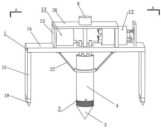 Underground water sampling device for engineering geological investigation