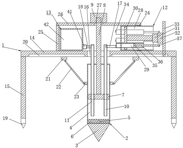 Underground water sampling device for engineering geological investigation