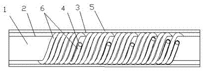 Submarine cable joint of different armoured structures and online transition process therefor