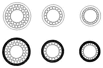 Submarine cable joint of different armoured structures and online transition process therefor