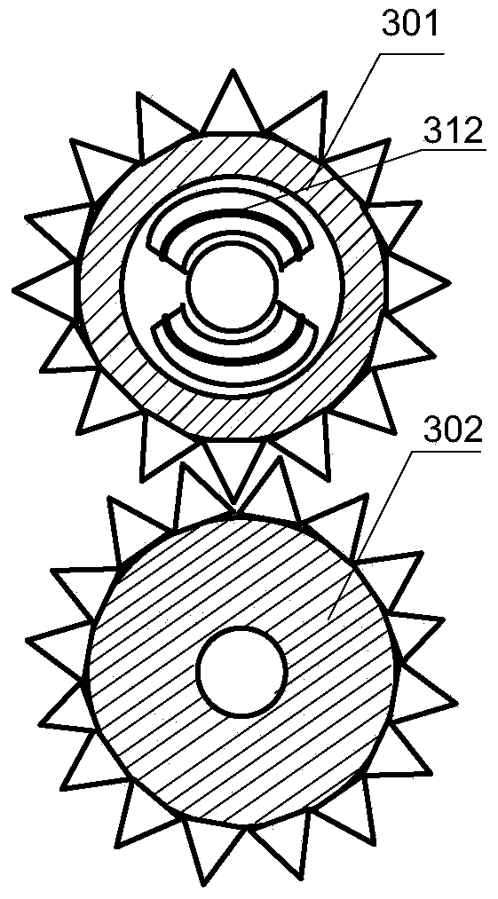 Generator set applicable to low-speed wind power and high-speed wind power