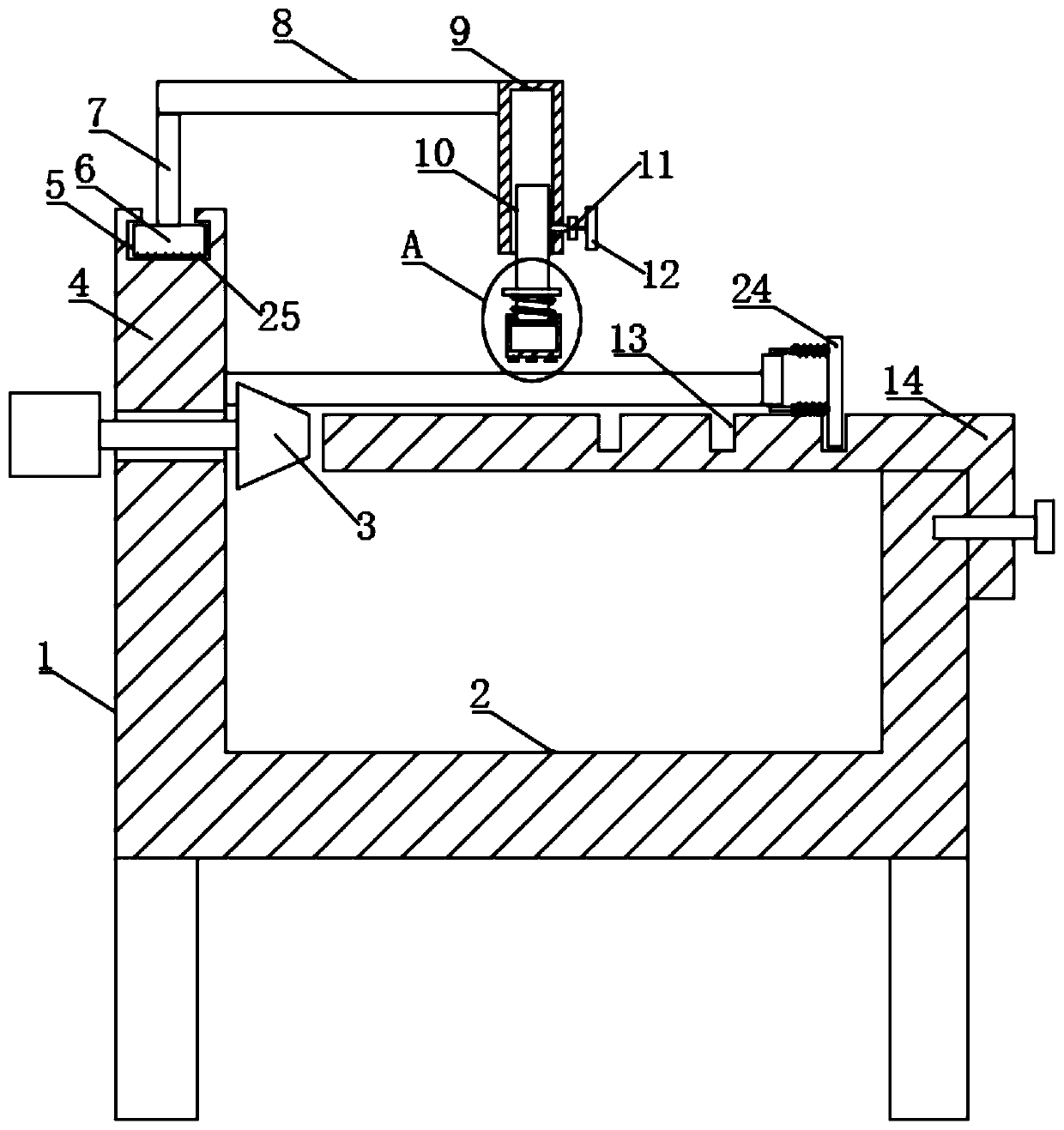 Integrated ceramic tile 45-degree chamfering polishing machine