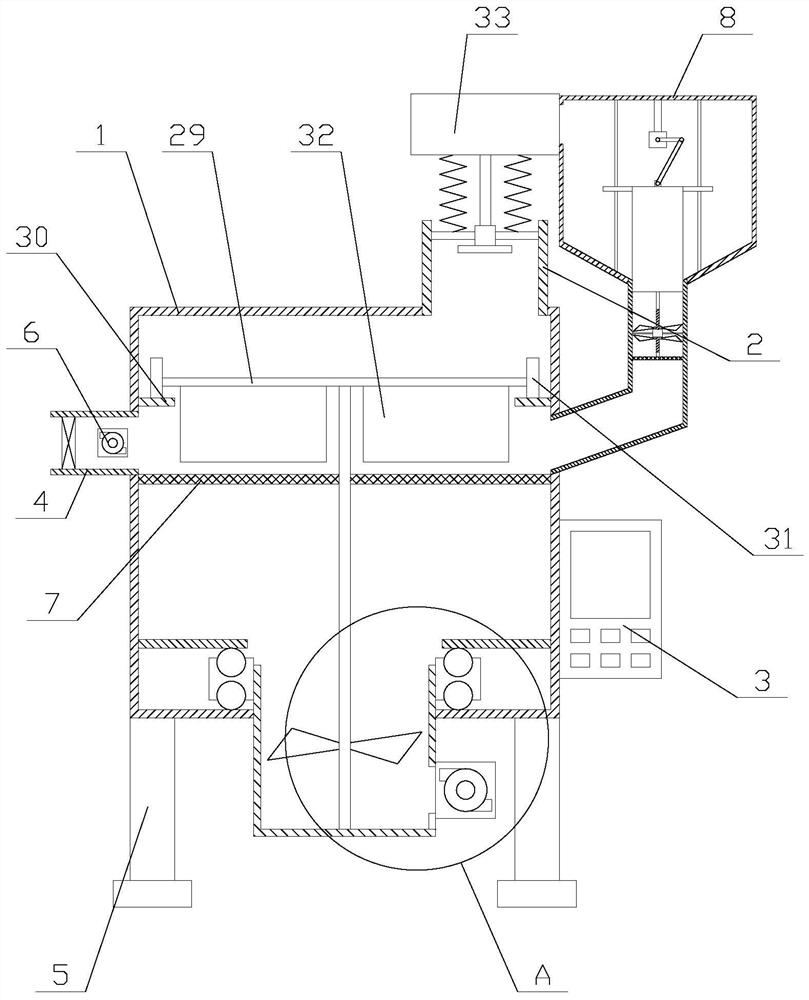 An air purification device with high deodorization efficiency for public toilets