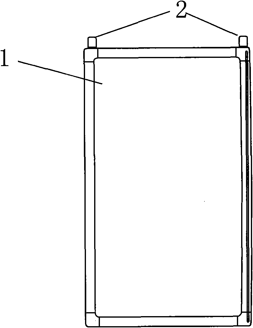 Processing method for screen sealing panel