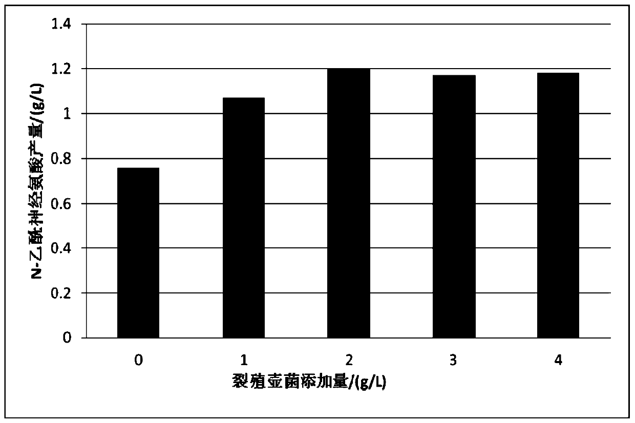 Method for promoting the production of N-acetylneuraminic acid by fermentation of Bacillus subtilis