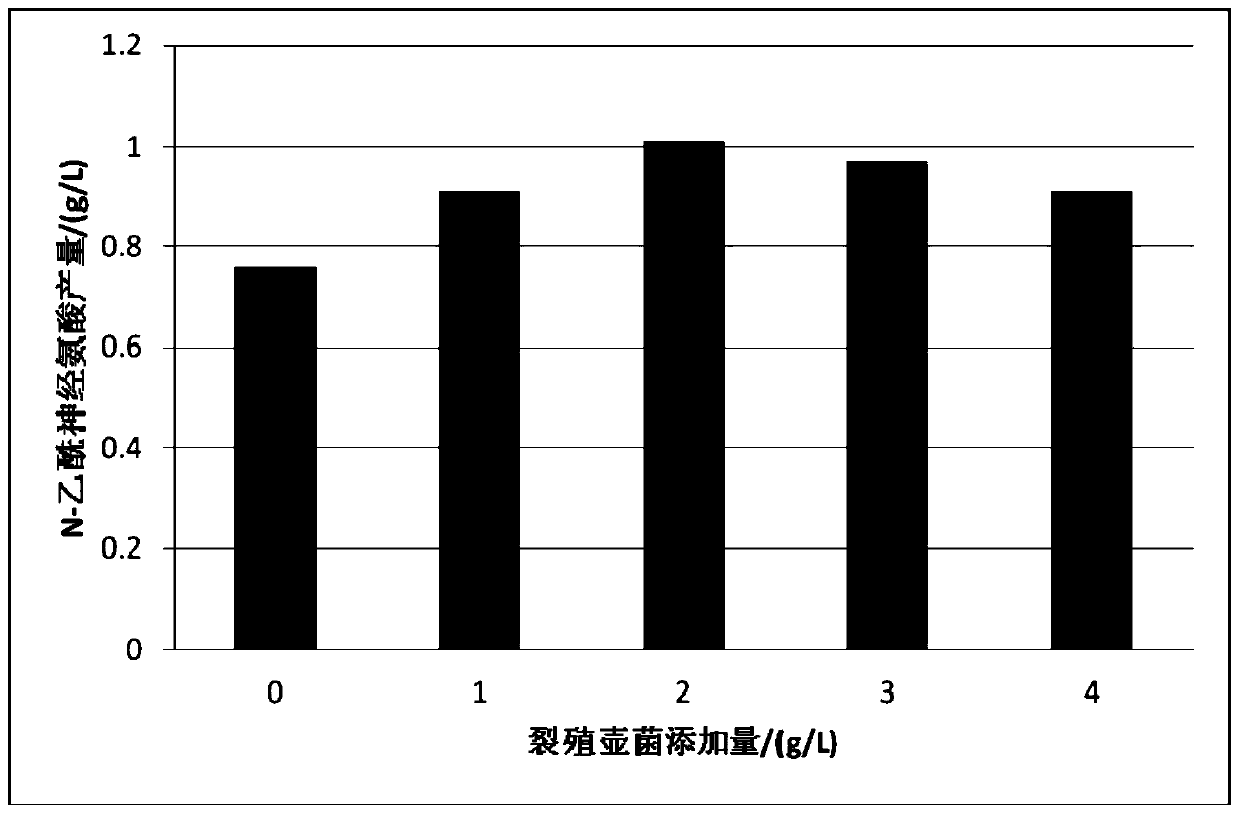 Method for promoting the production of N-acetylneuraminic acid by fermentation of Bacillus subtilis