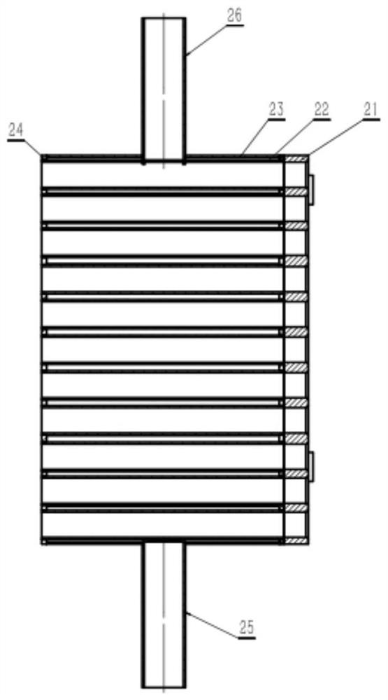 Flame water cooling method and water cooling boiler system