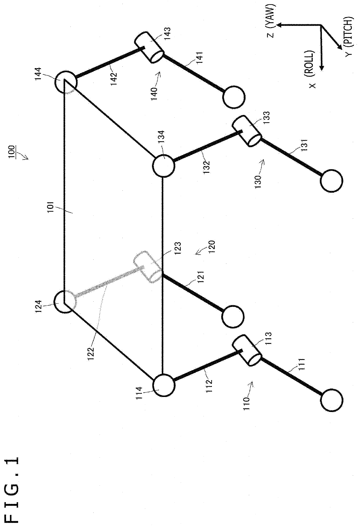 Robot apparatus, method for controlling robot apparatus, and load compensation apparatus