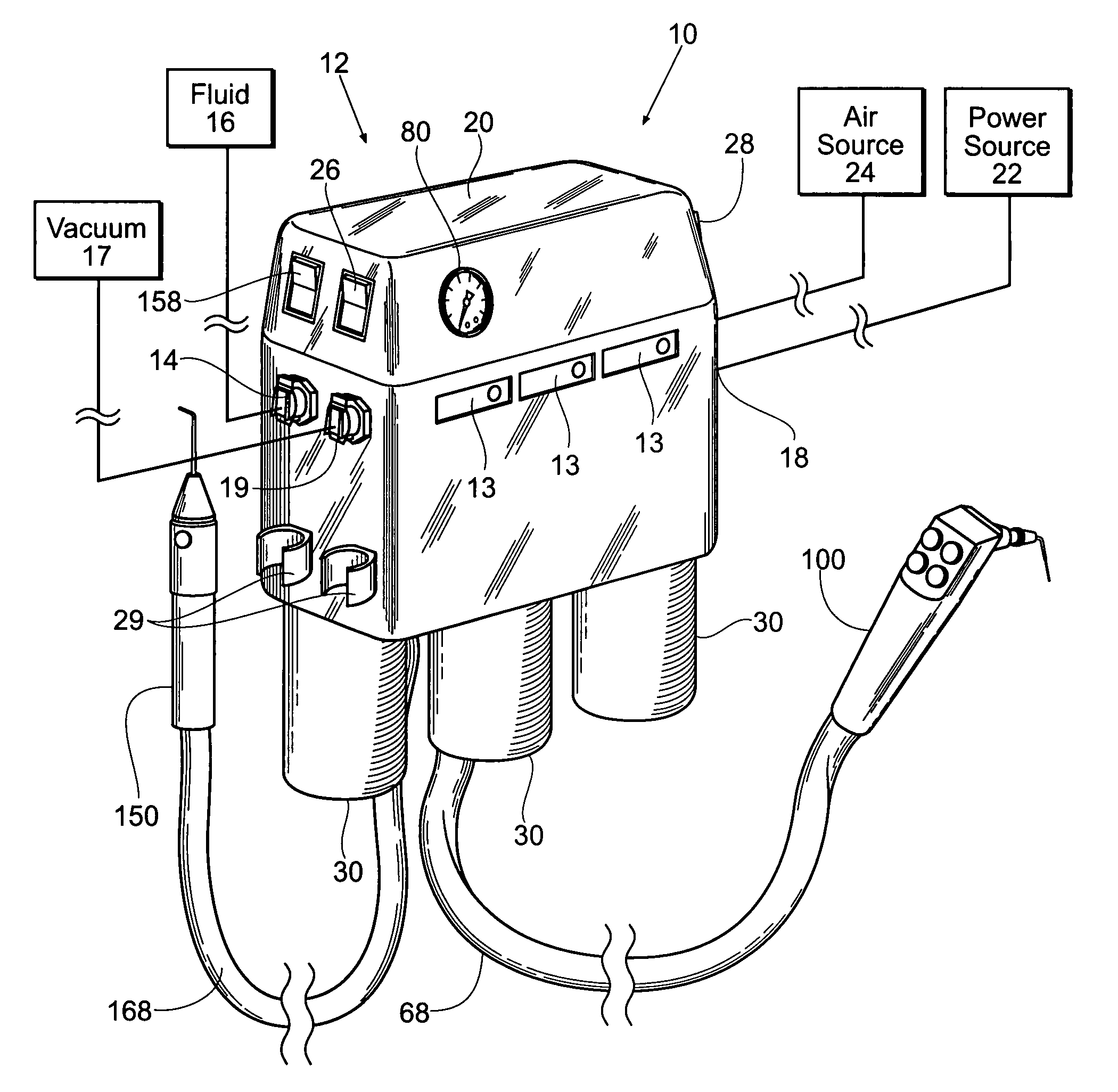 Ultrasonic endodontic dental irrigator