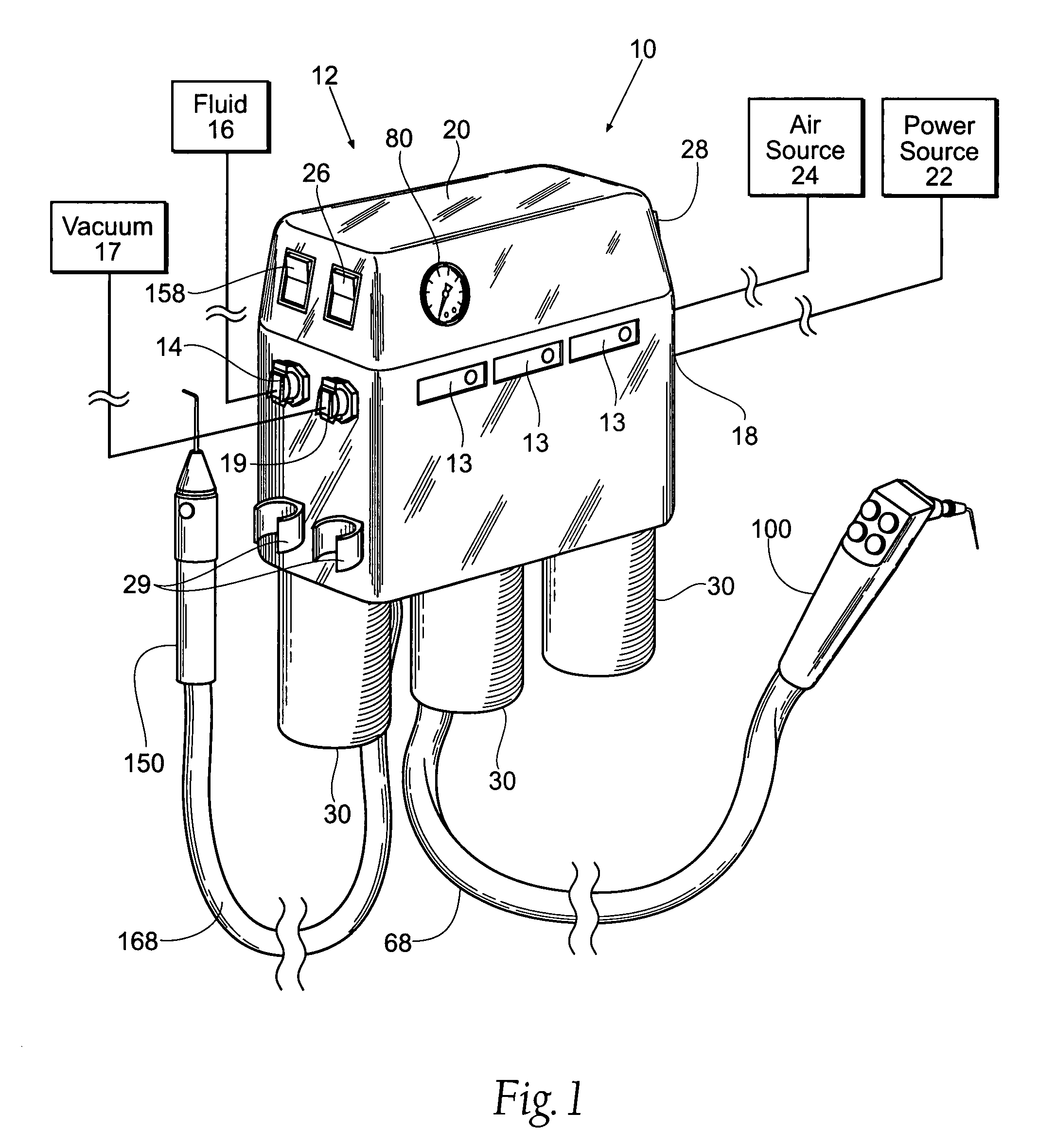 Ultrasonic endodontic dental irrigator