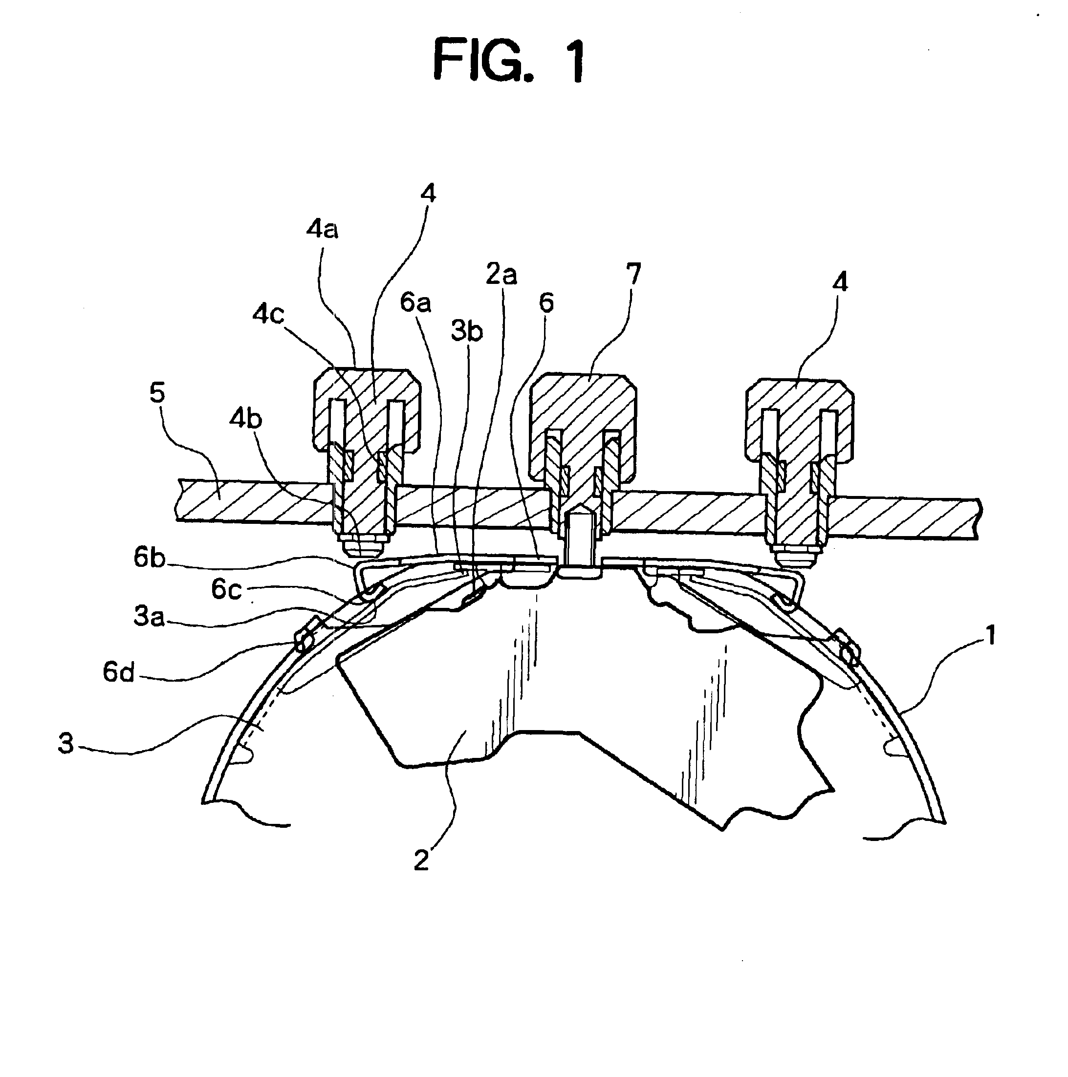 Switch connecting structure for timepiece