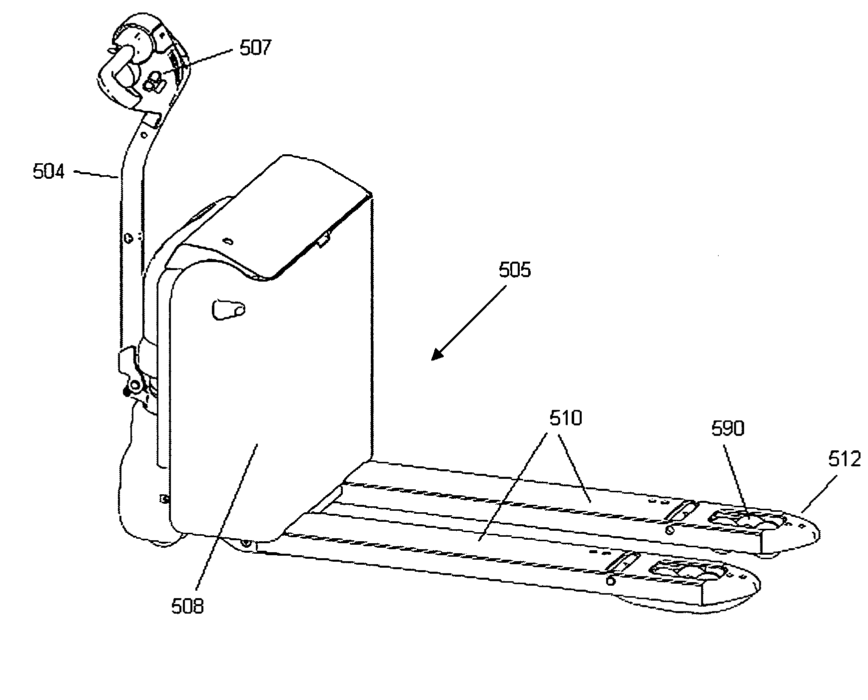 Multi-axis load rollers for an industrial vehicle