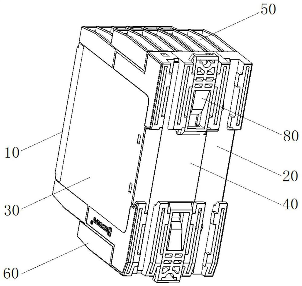 Modular electrical protection shell structure