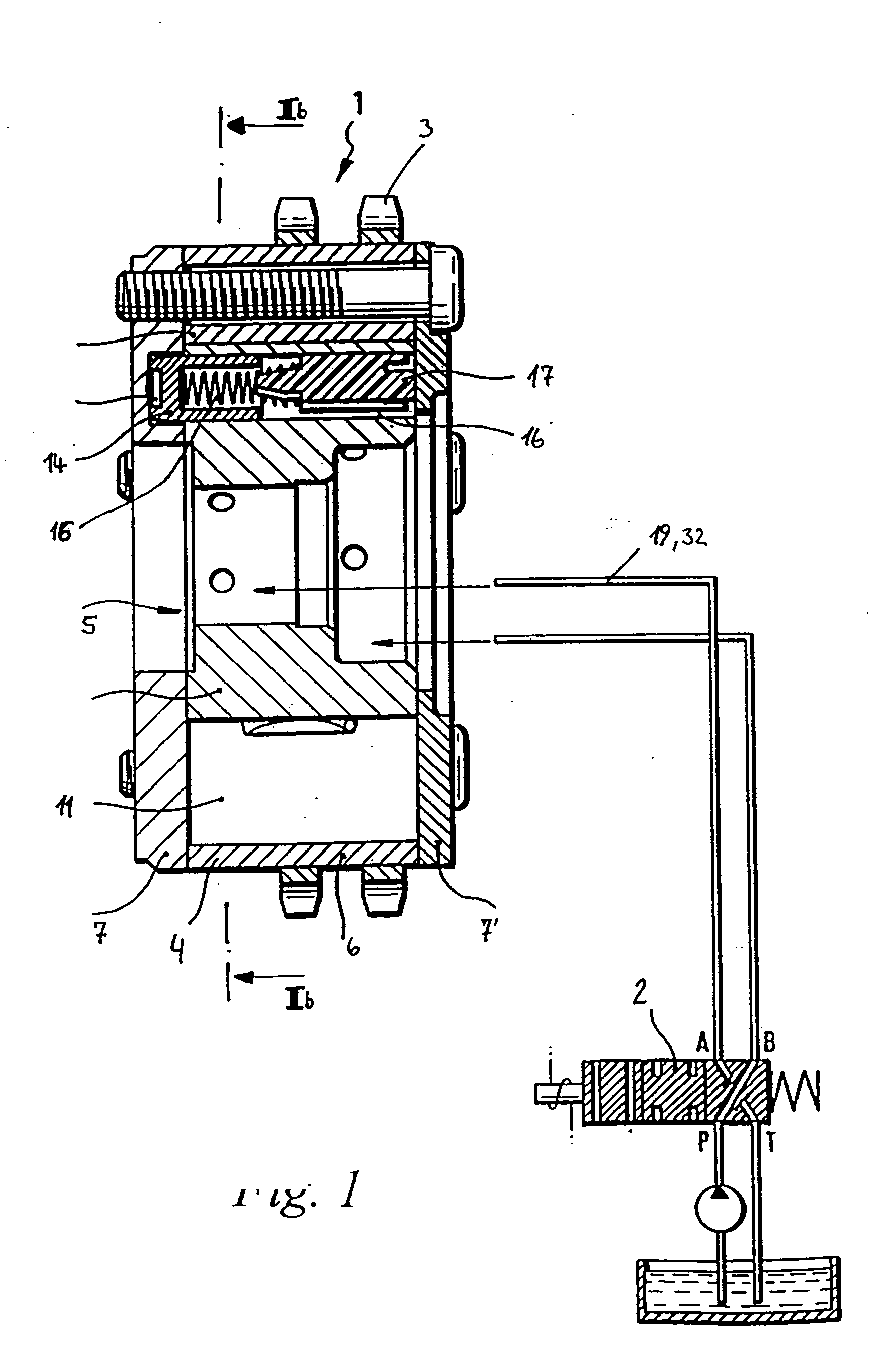 Internal combustion engine having a hydraulic device for adjusting the rotation angle of a camshaft relative to a cranks haft