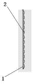 Continuous arc steel plate reflecting sound-proof device