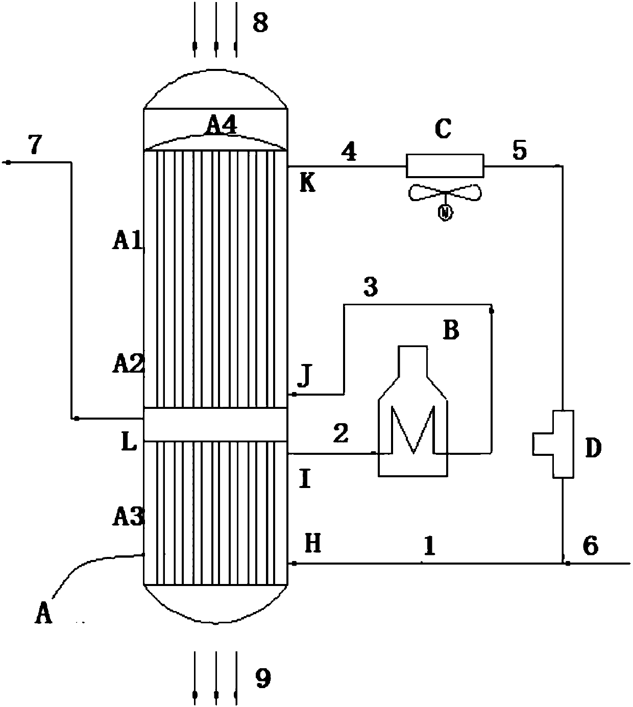 Active coke regeneration system and method