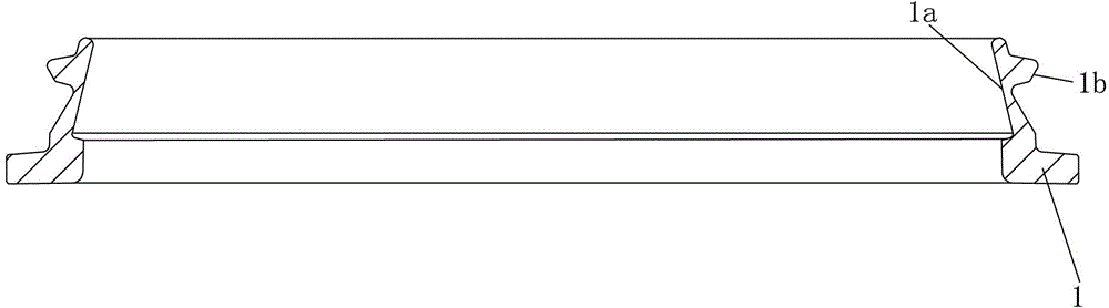 Combined structure of lower support double-runway conical ring and steel wire ring