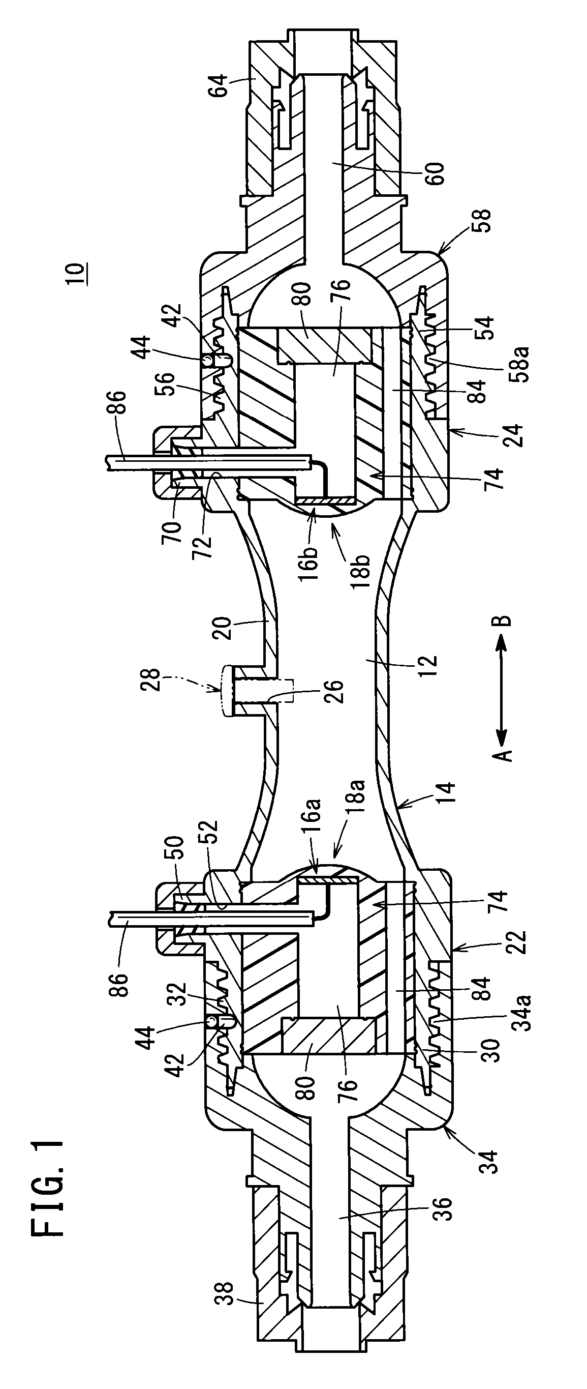 Ultrasonic flow meter having deterioration suppression in flow rate accuracy