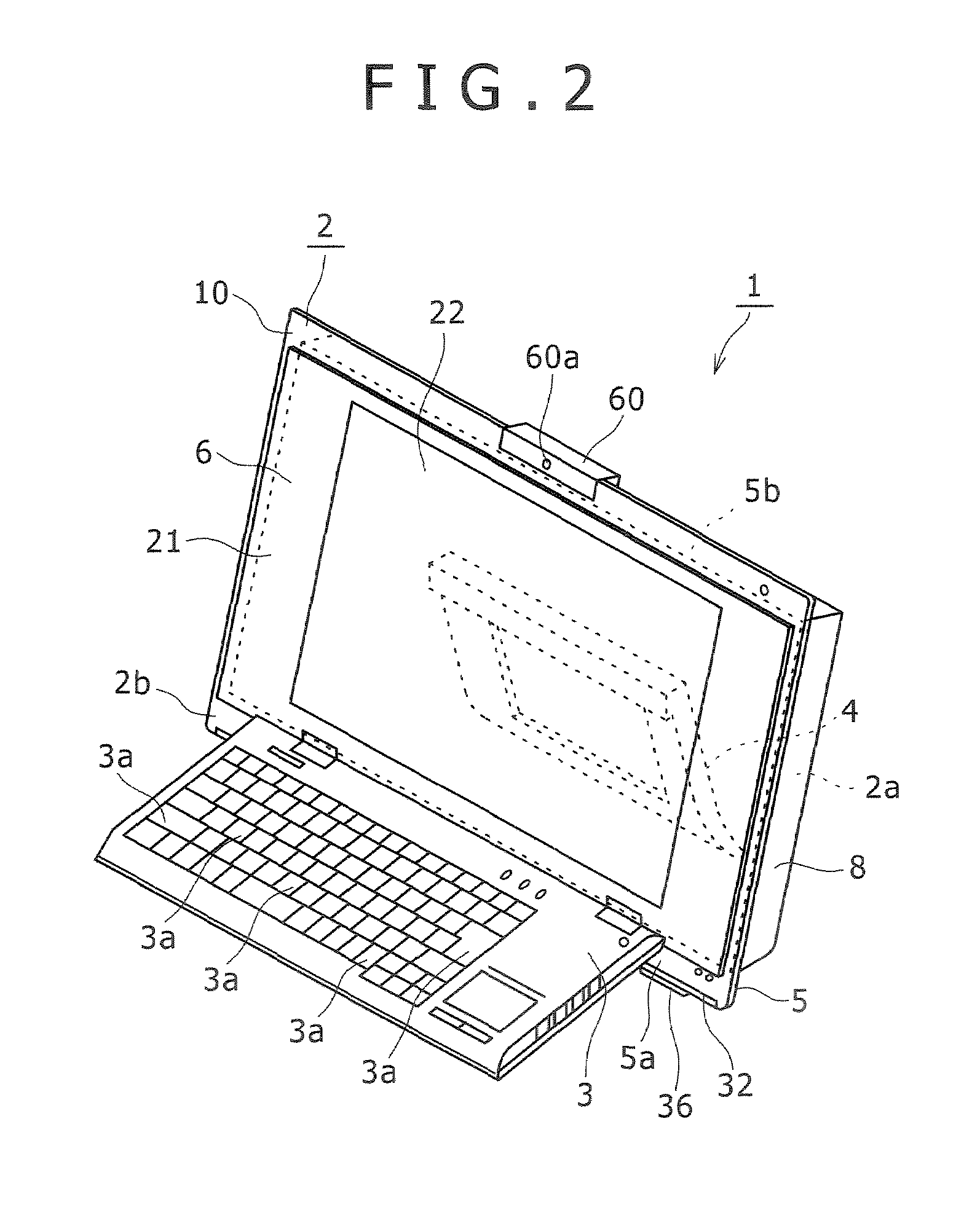 Electronic apparatus emitting light through a unitary transparent base chassis