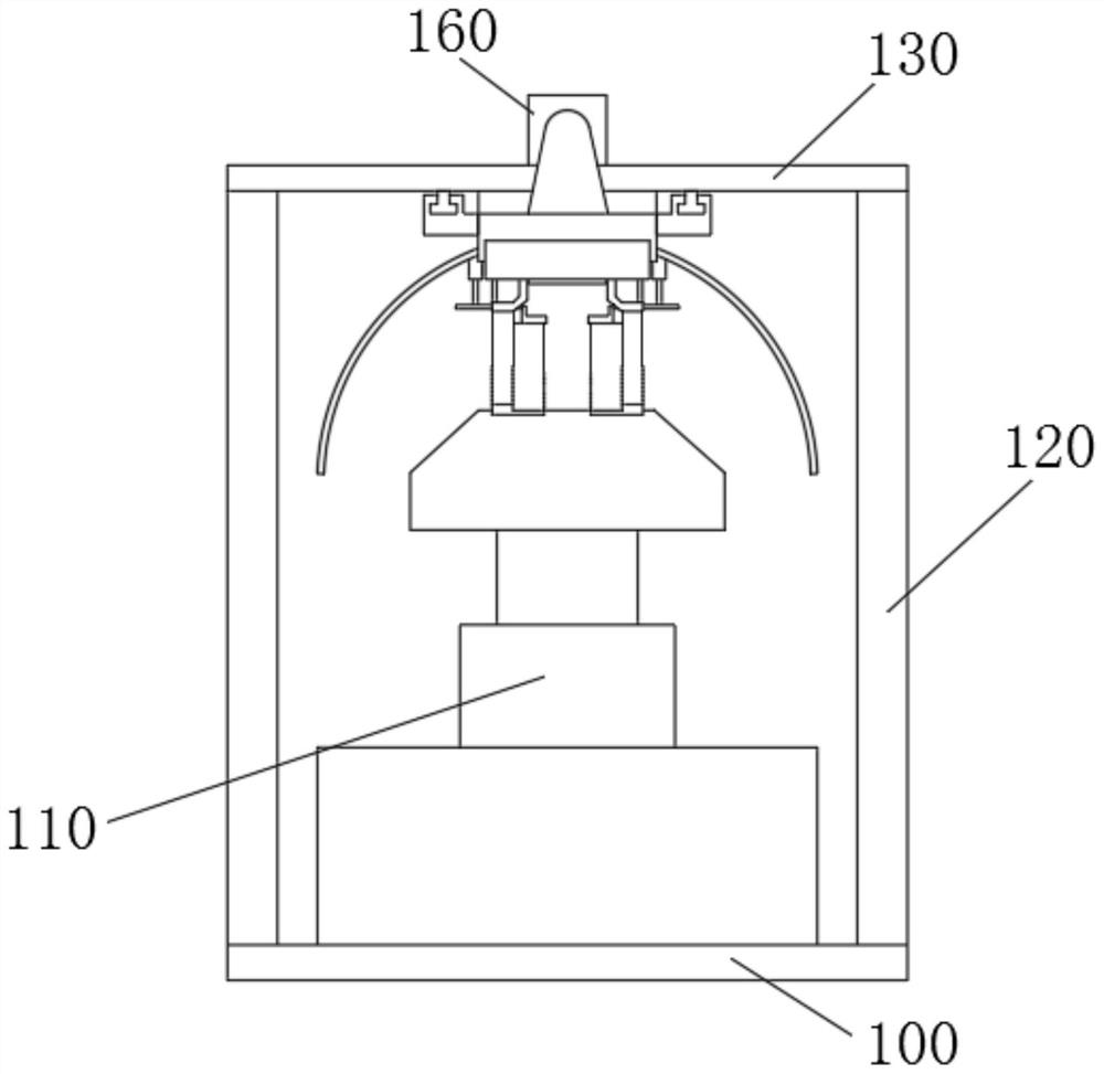 New energy power battery pole forging processing technology and forging device thereof