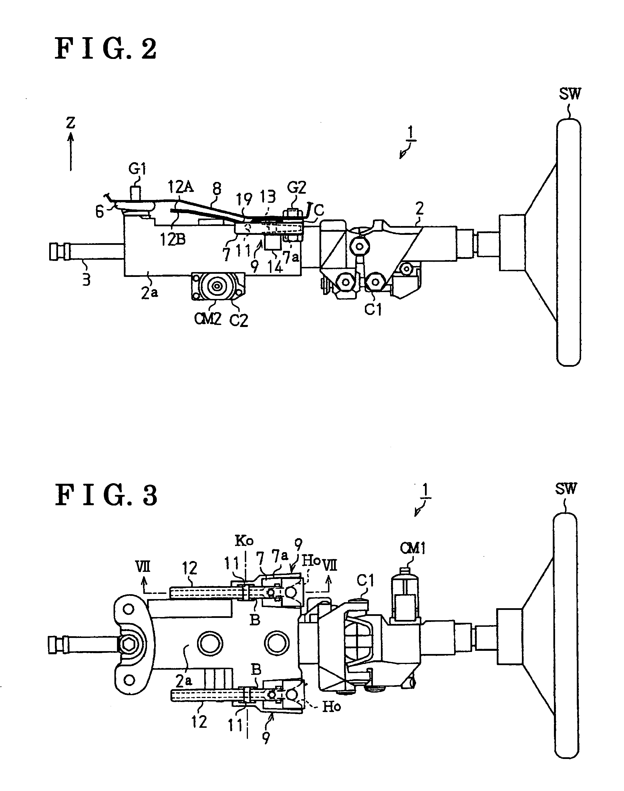 Energy absorbing steering apparatus