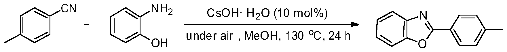 Green method for preparing heterocyclic compounds from nitriles