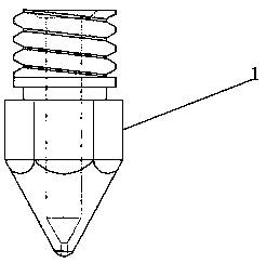 Head device for 3D printer