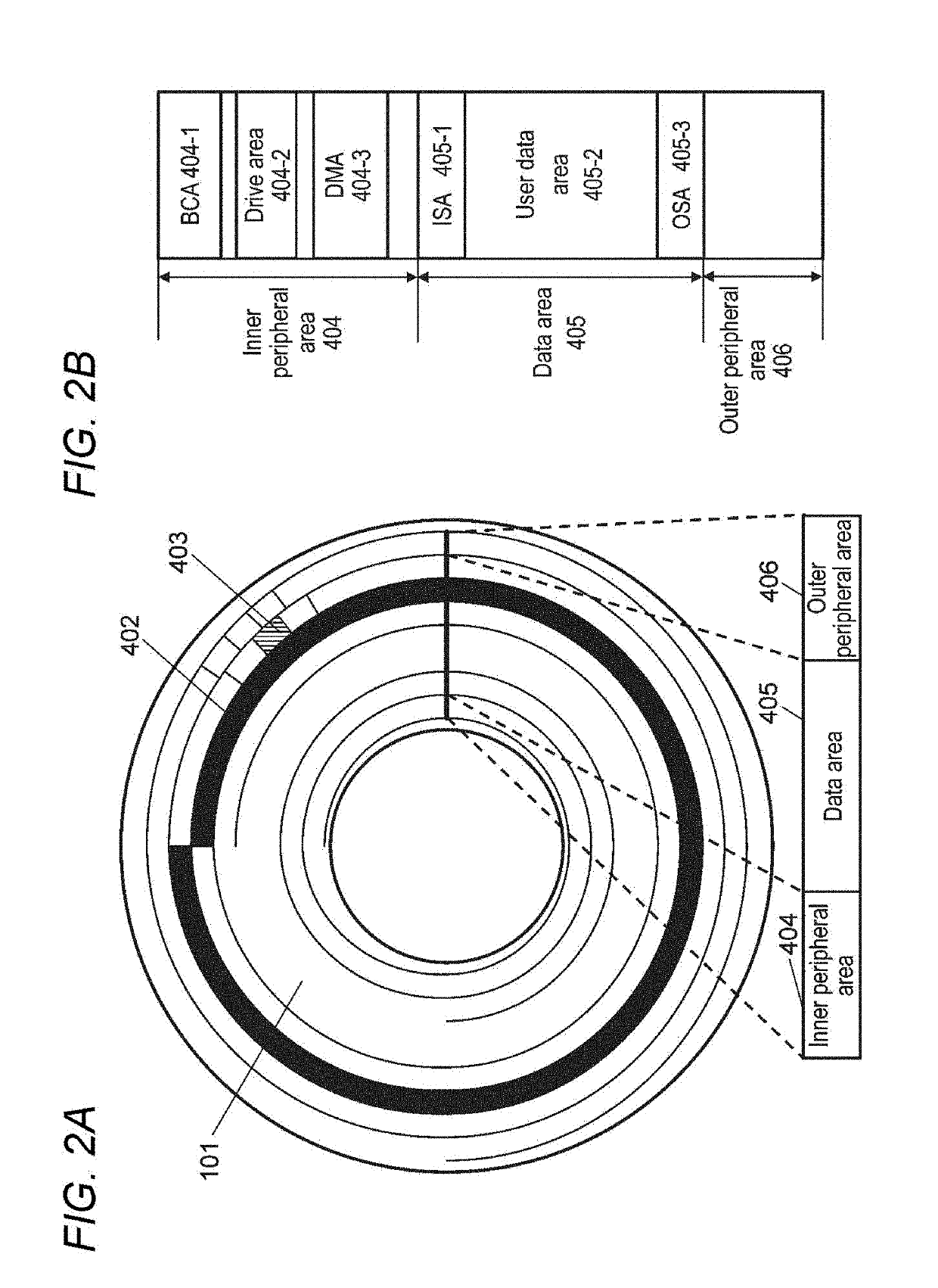 Information recording device and data erasing method