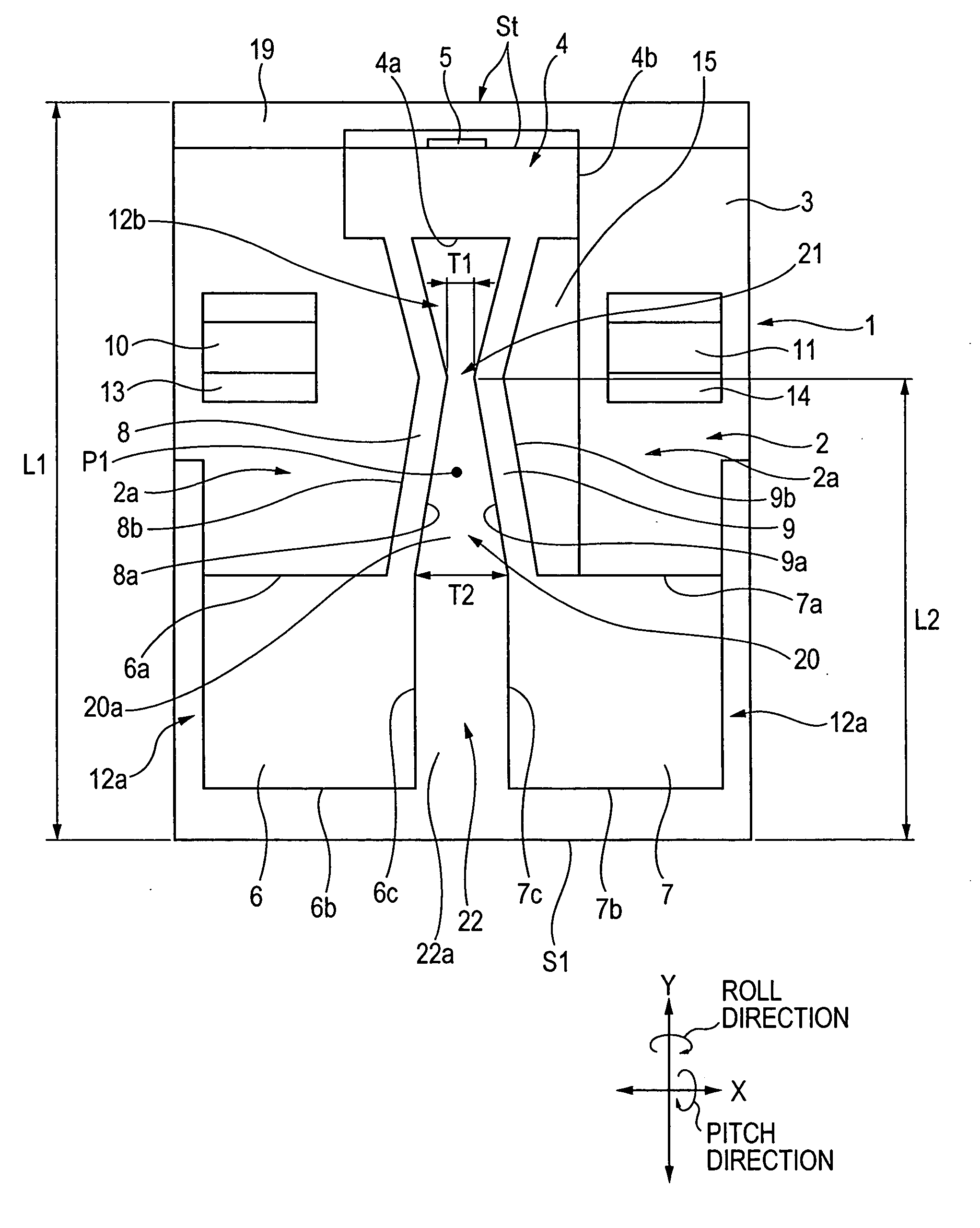 Magnetic head slider having contacted portion at air outflow end side