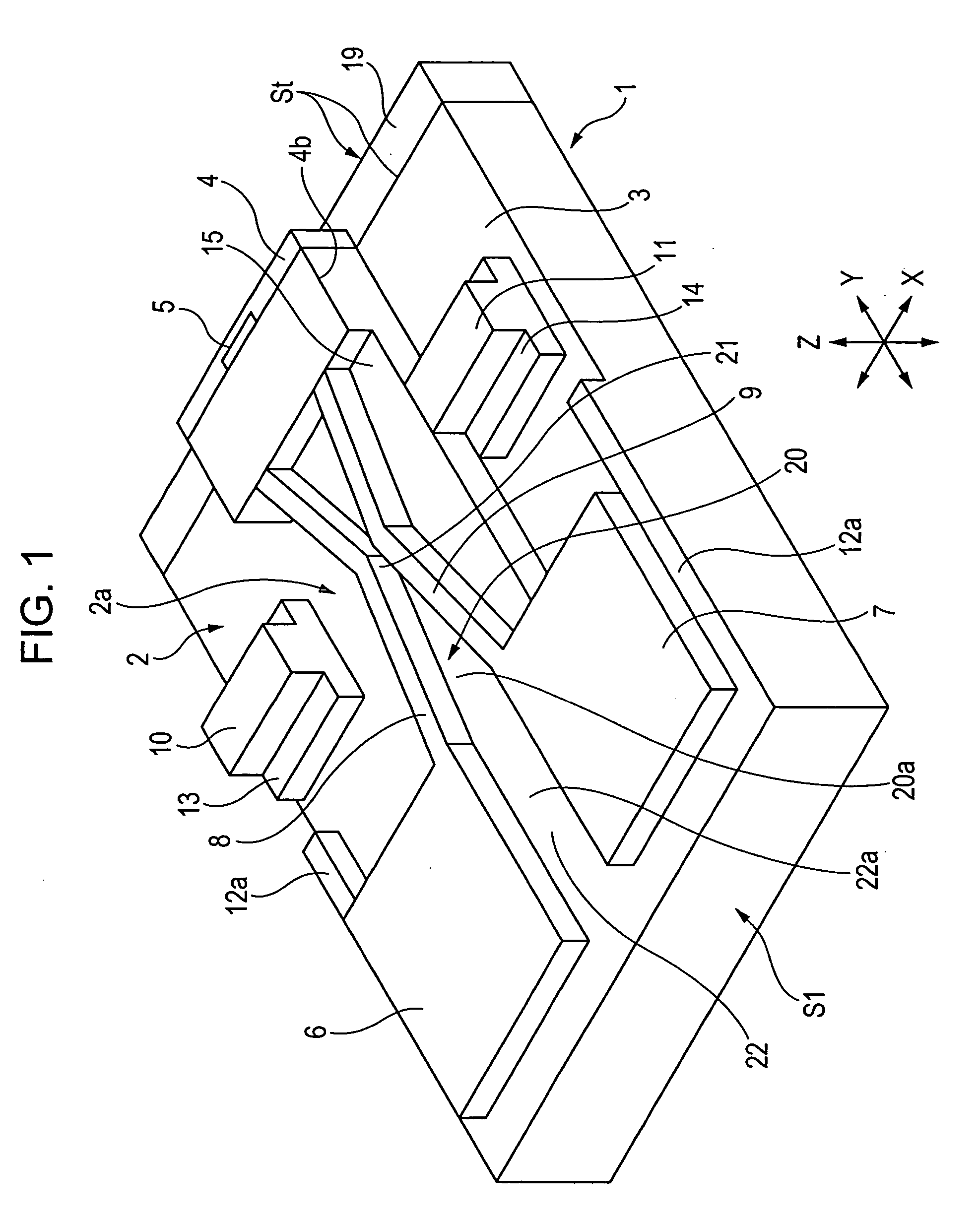 Magnetic head slider having contacted portion at air outflow end side