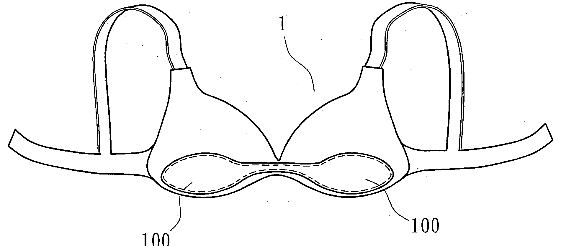 Adjustable brassiere support