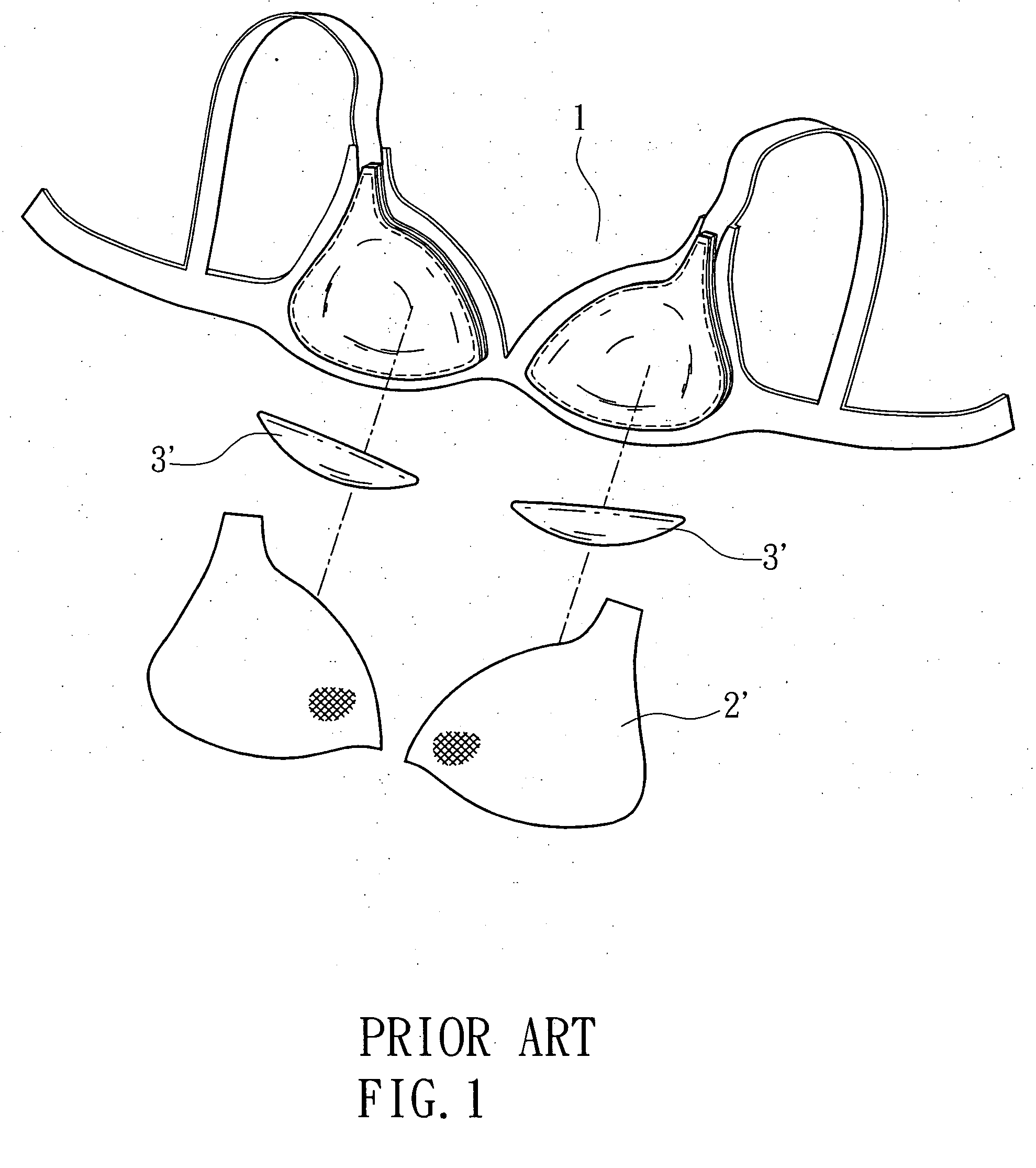 Adjustable brassiere support