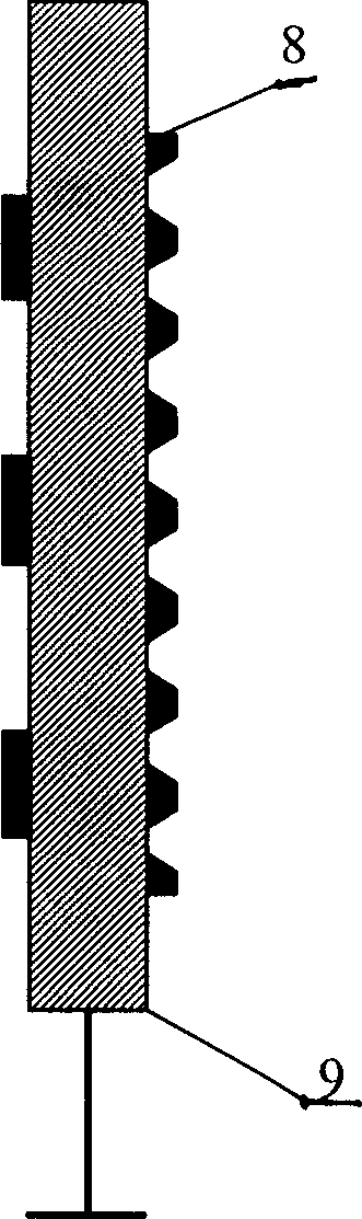 Single-colour fluorescent powder spraying method for plasma display device