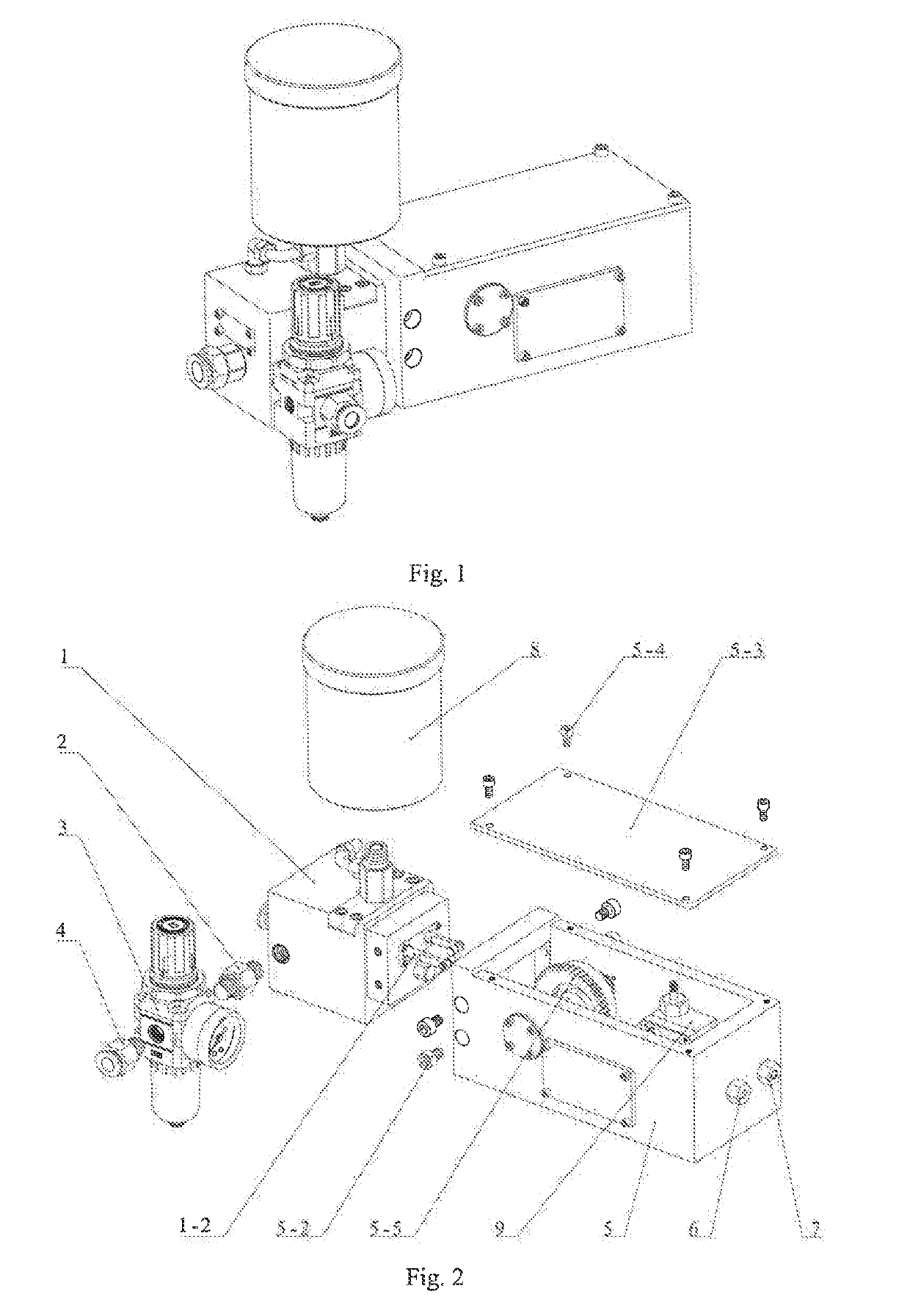 Continuous supply precision minimum quantity lubrication pump supporting different lubrication conditions