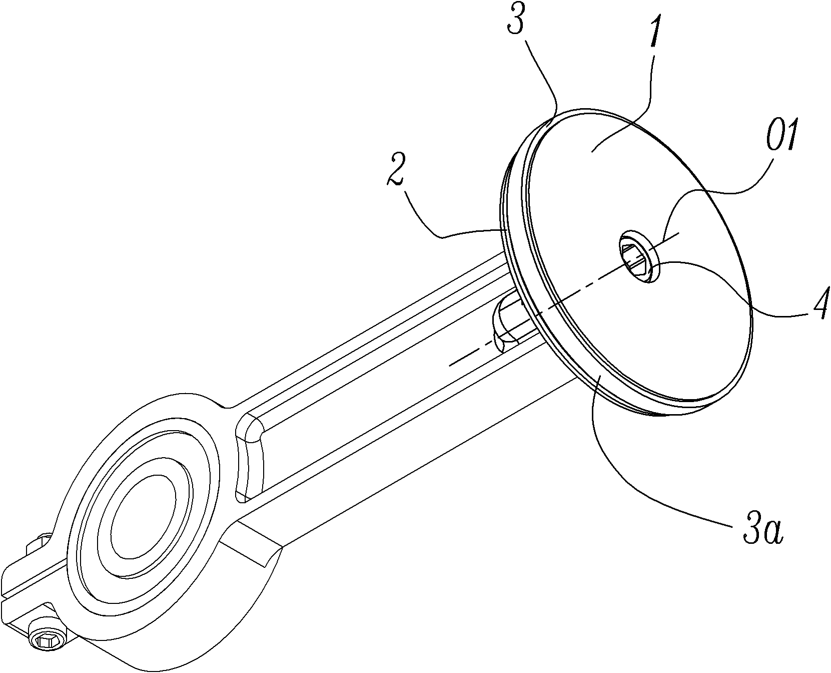 Piston assembly of air compressor