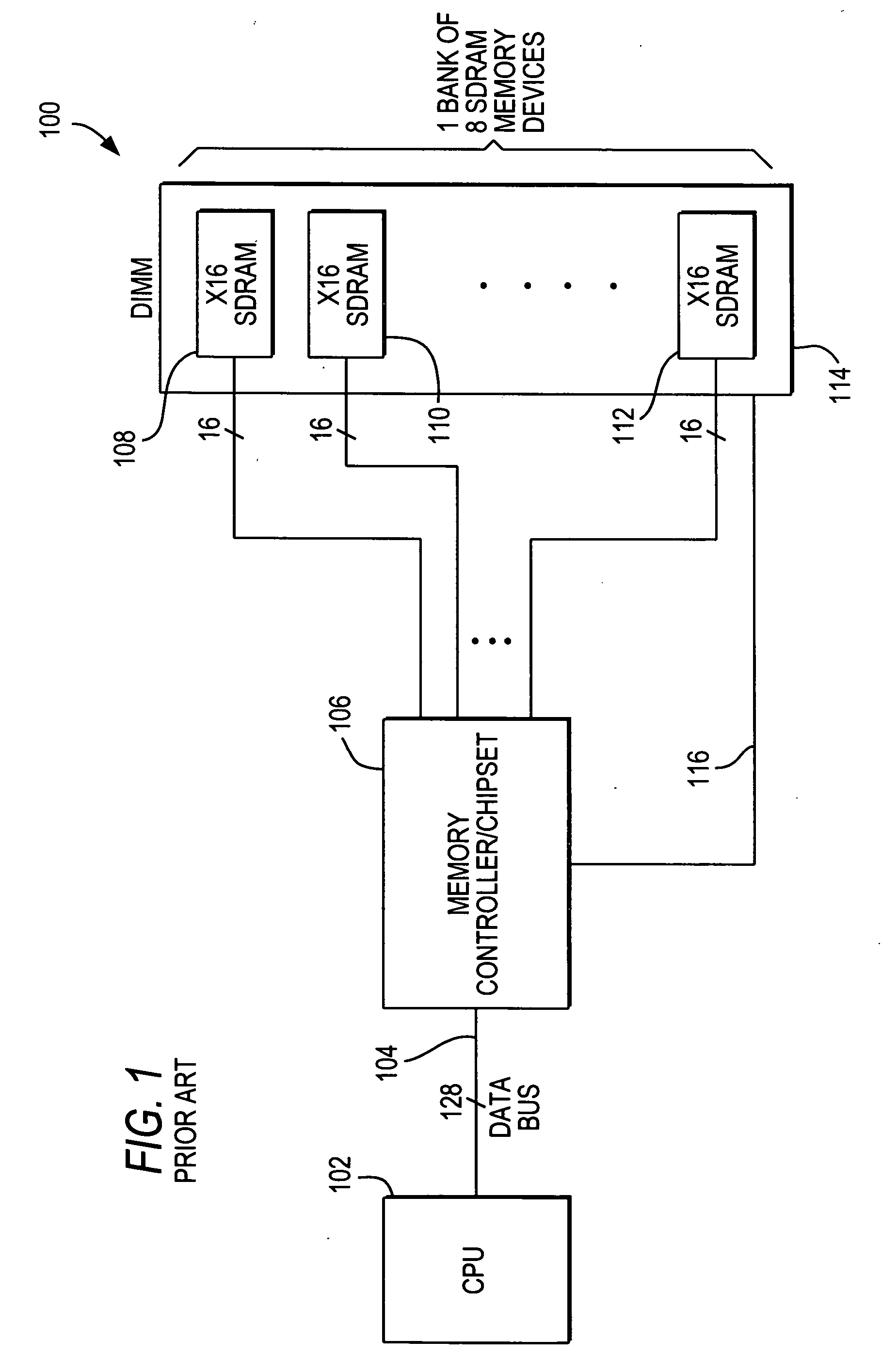 Memory devices with buffered command address bus