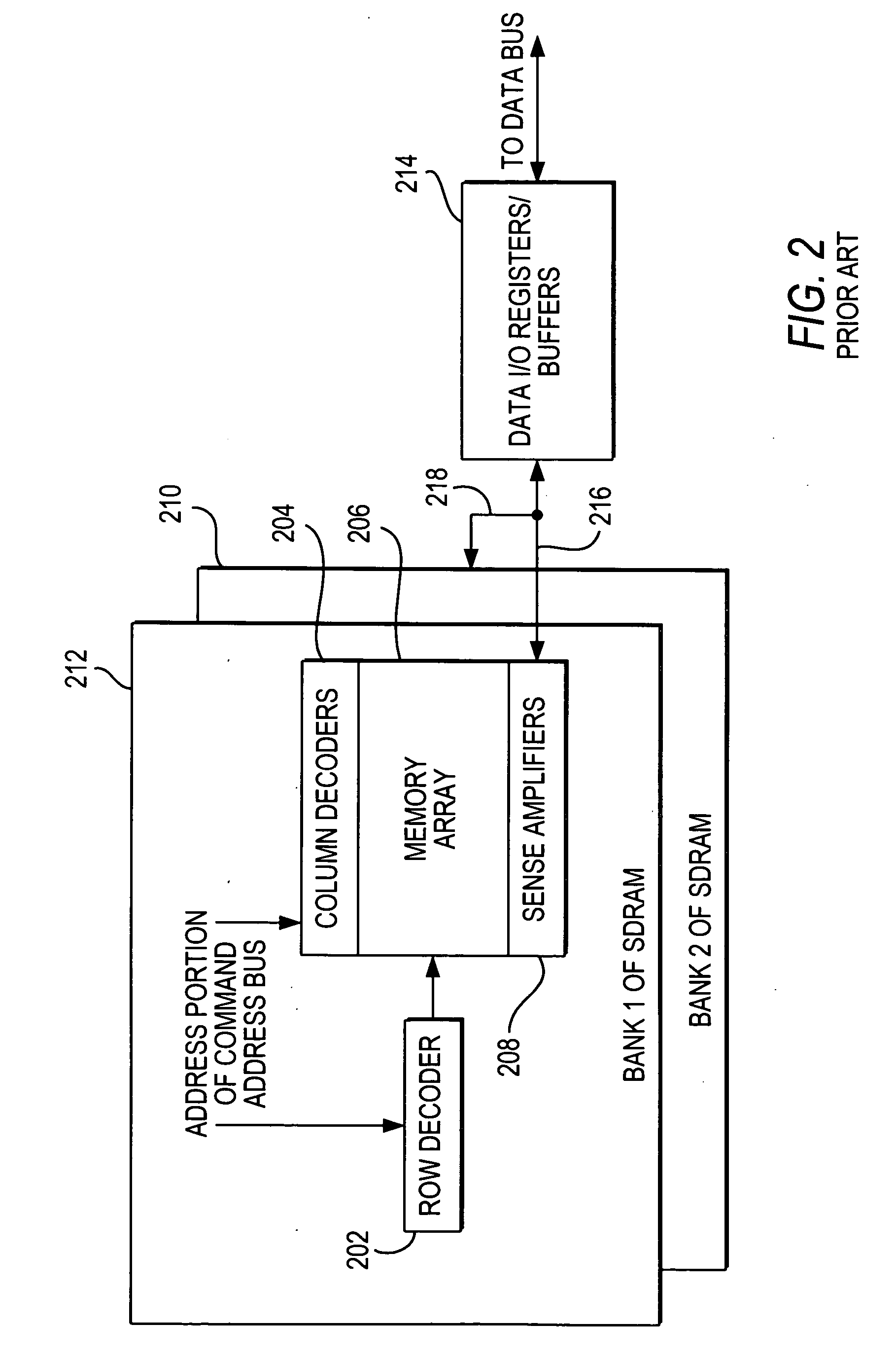 Memory devices with buffered command address bus