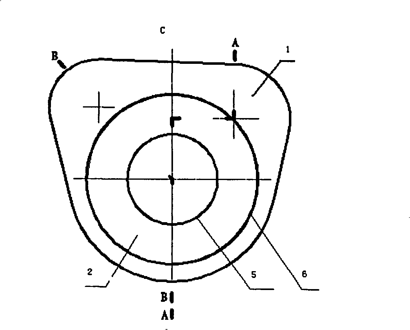 Method for preparing graphitic centrifugal pump spiral casing