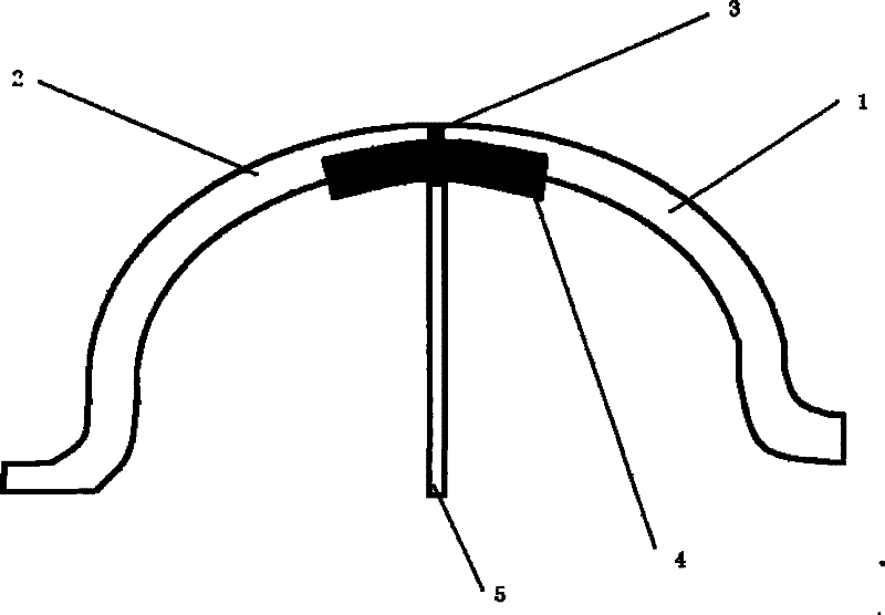 Pouring furnace arch for industrial boiler