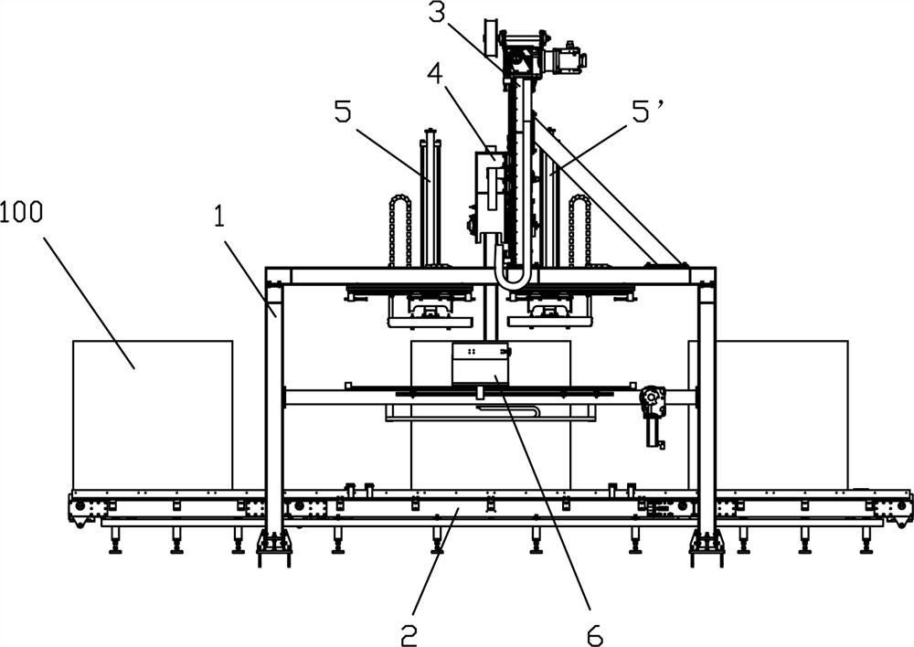 Automatic tow stacking mechanism