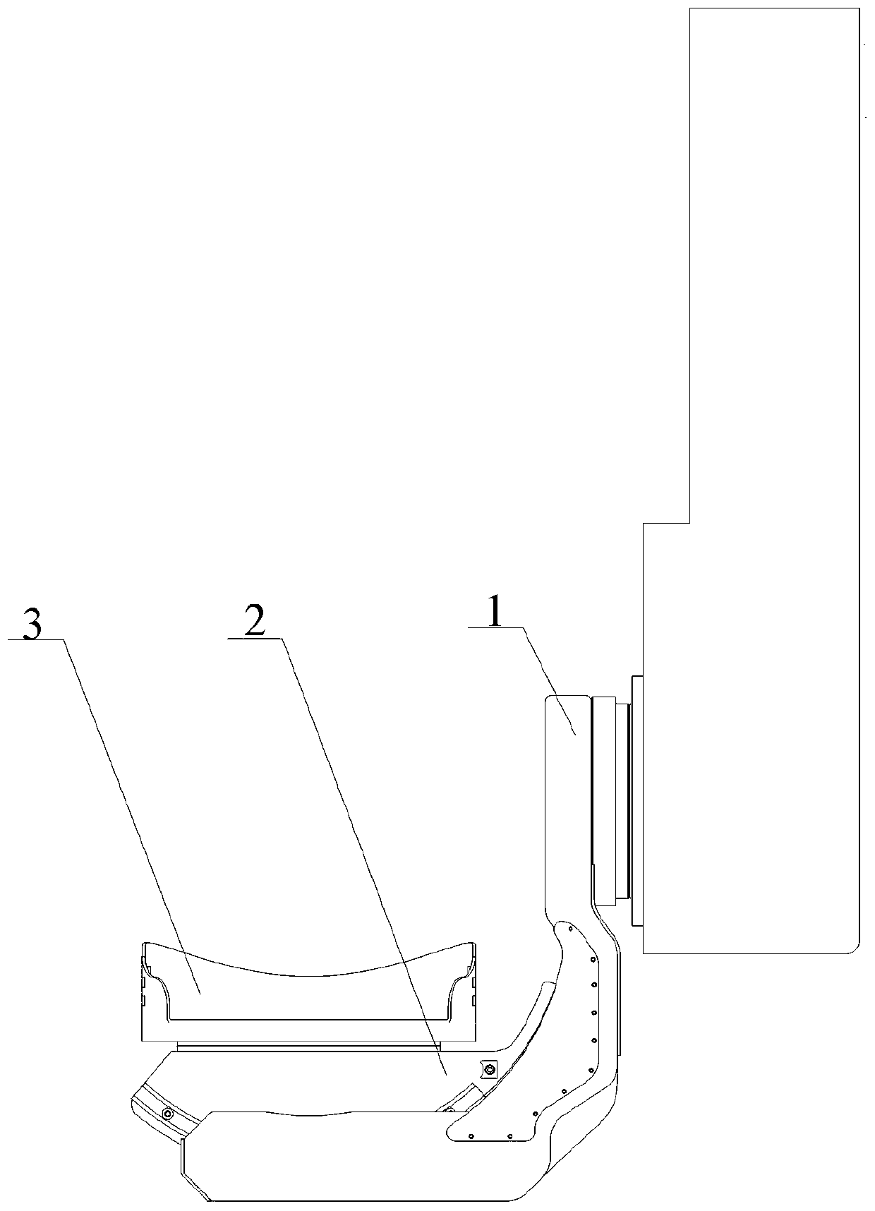 Three-degree-of-freedom ankle joint rehabilitation device