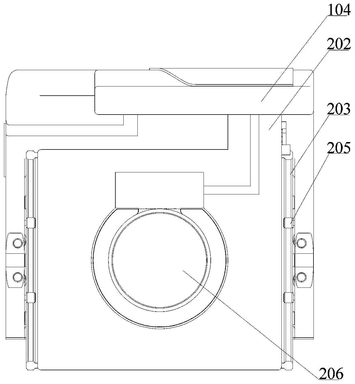 Three-degree-of-freedom ankle joint rehabilitation device