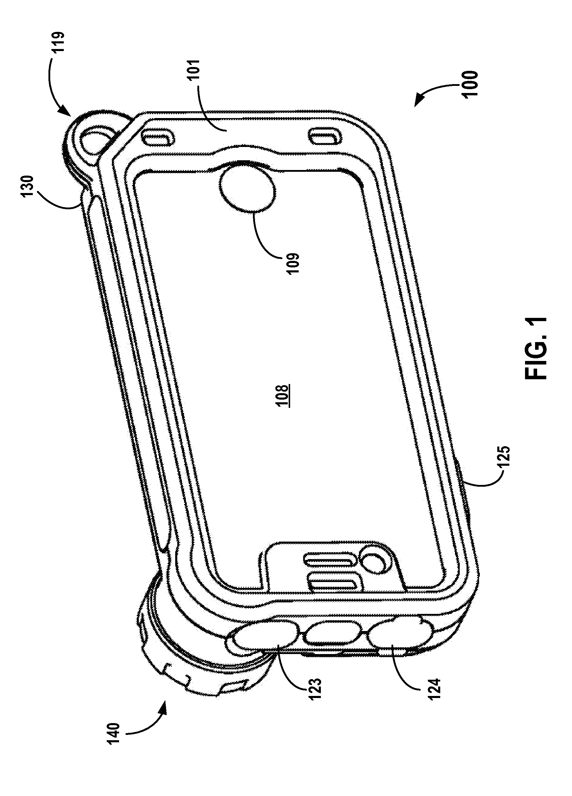 Protective cover for an electronic device