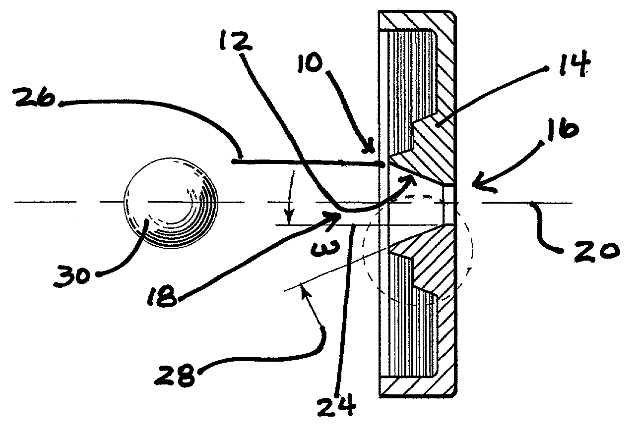 Valve seat and valve