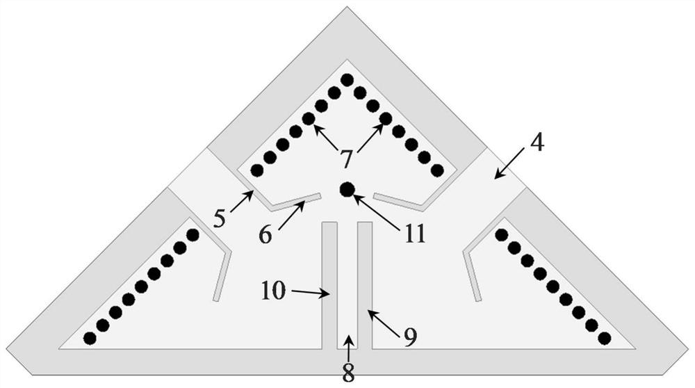 Miniaturized hmsiw single-cavity triple-mode bandpass filter with wide stopband