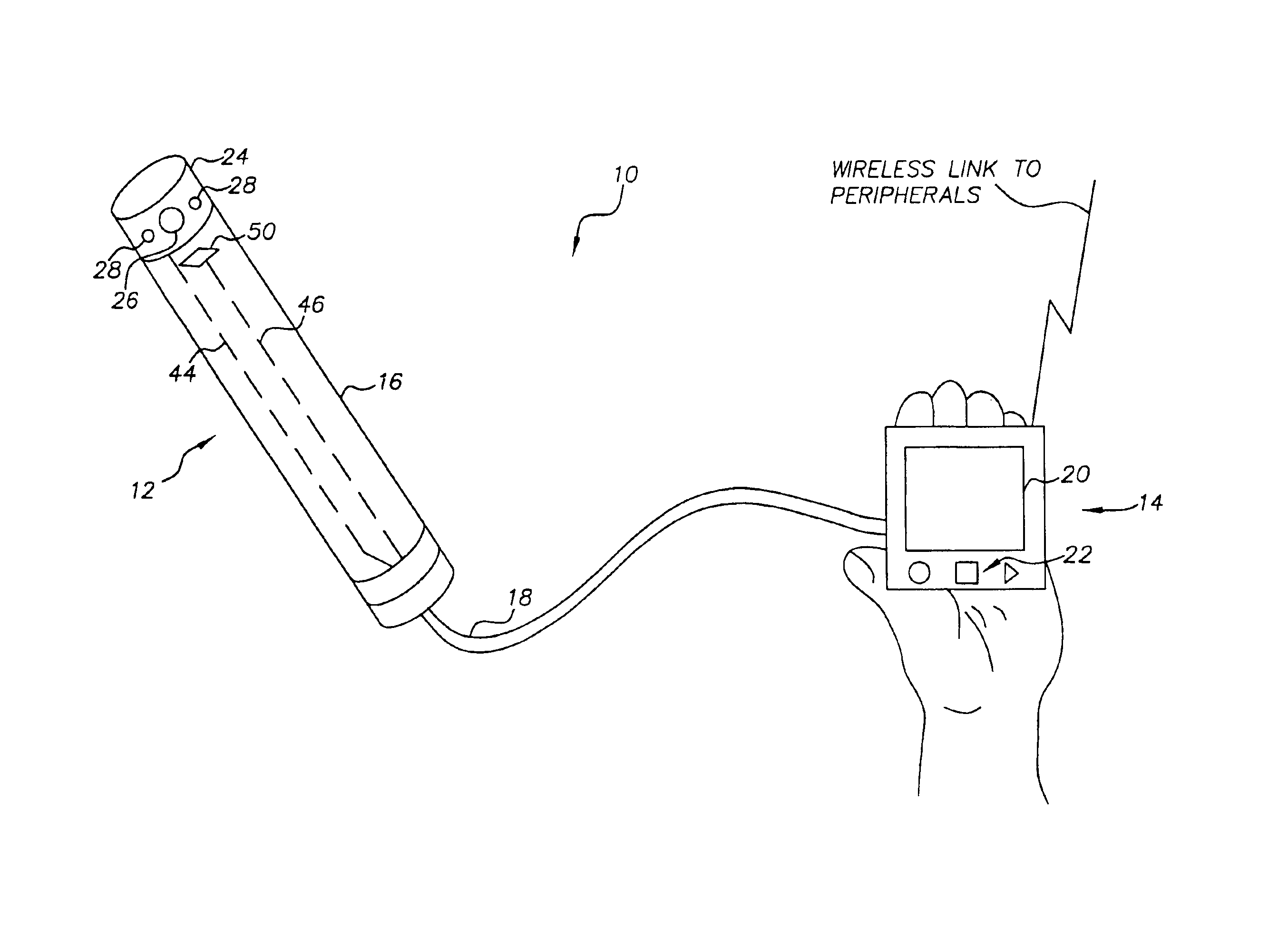 Intra-oral camera with touch screen integral display and contamination control