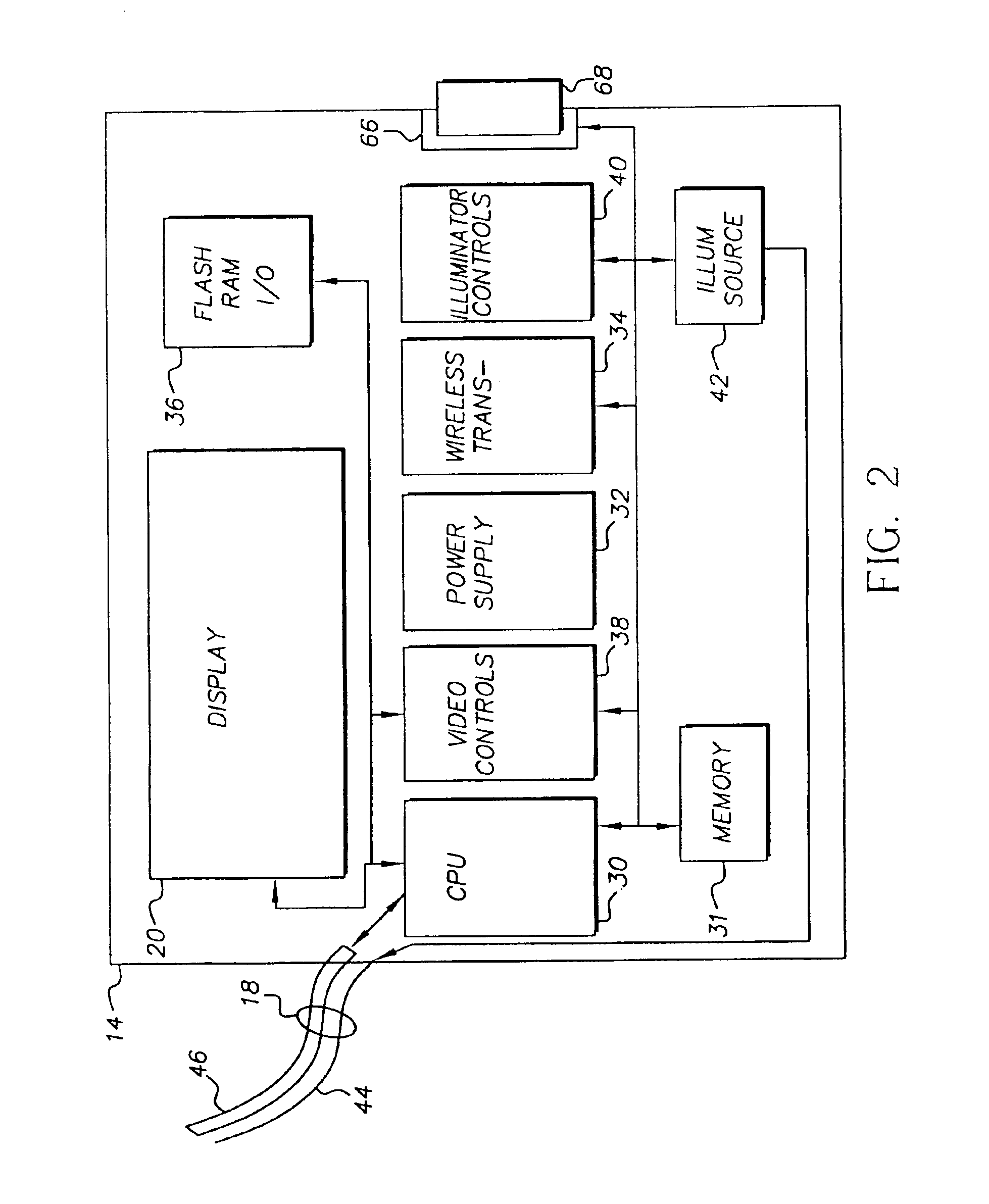 Intra-oral camera with touch screen integral display and contamination control