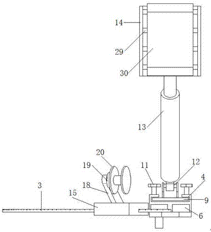 Ornamental tree and shrub efficient centering device capable of preventing damage