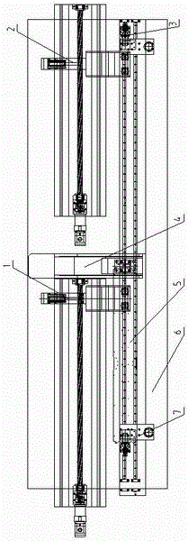 Automatic conveyer for middle beam sheet metal part of kitchen cabinet